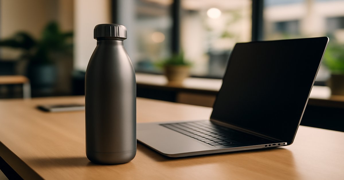 32oz water bottle being used during daily activities