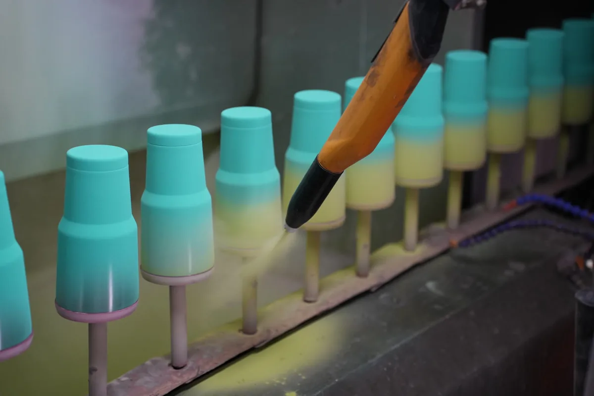 Kids cup powder coating line
