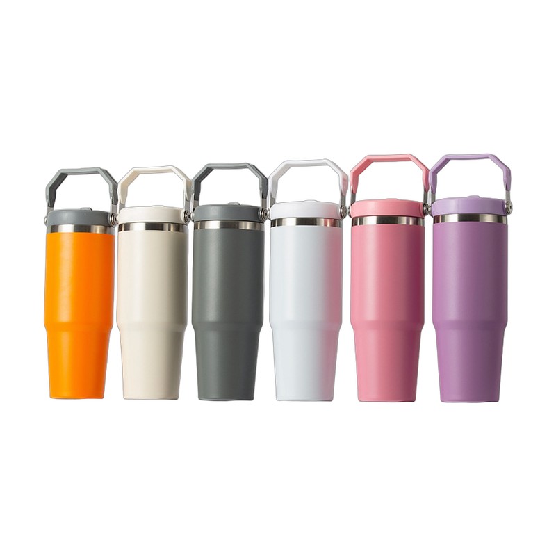 30oz car tumbler showing high-quality welded seam and construction