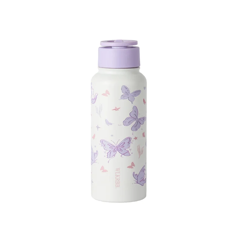 Magnetic Lid Sport Bottle — Printed Designs