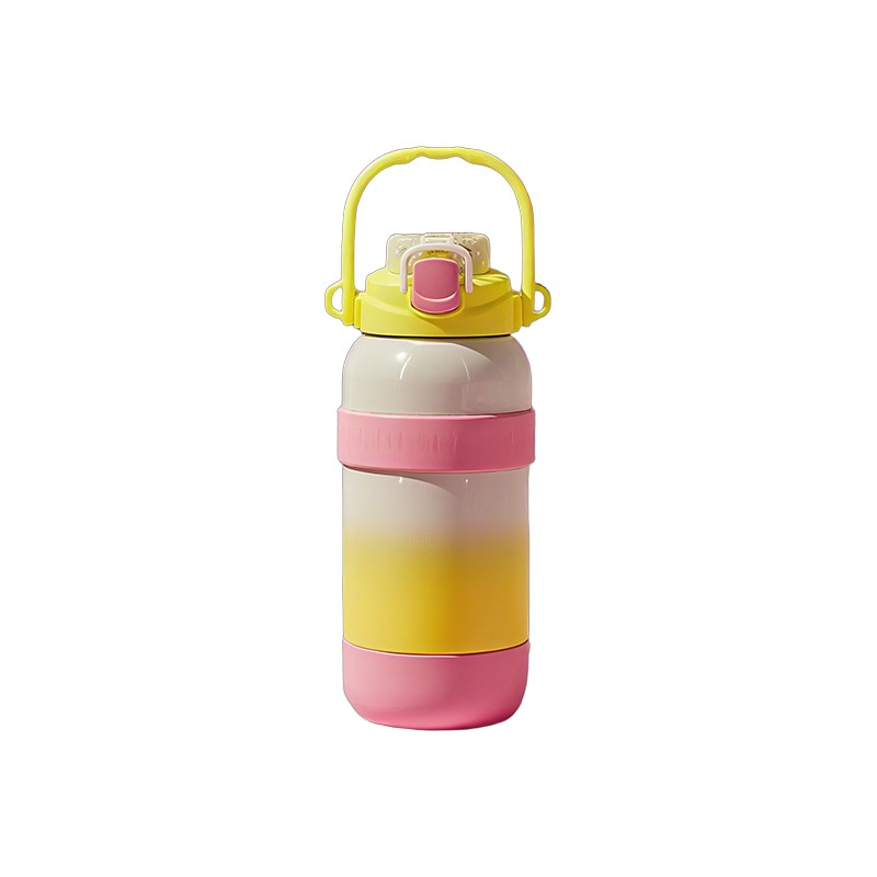 Dual-Lid Sport Bottle — 316SS