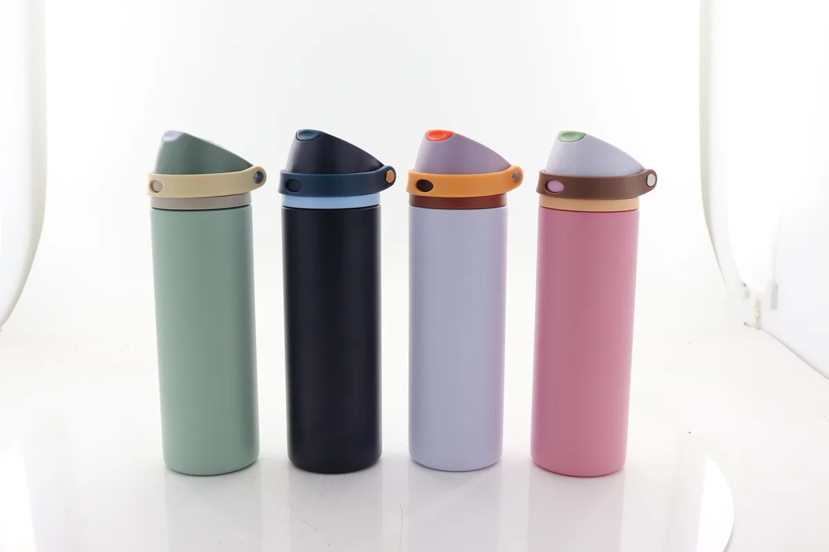 Sports Straw Water Bottle — 316SS Slim - View 5