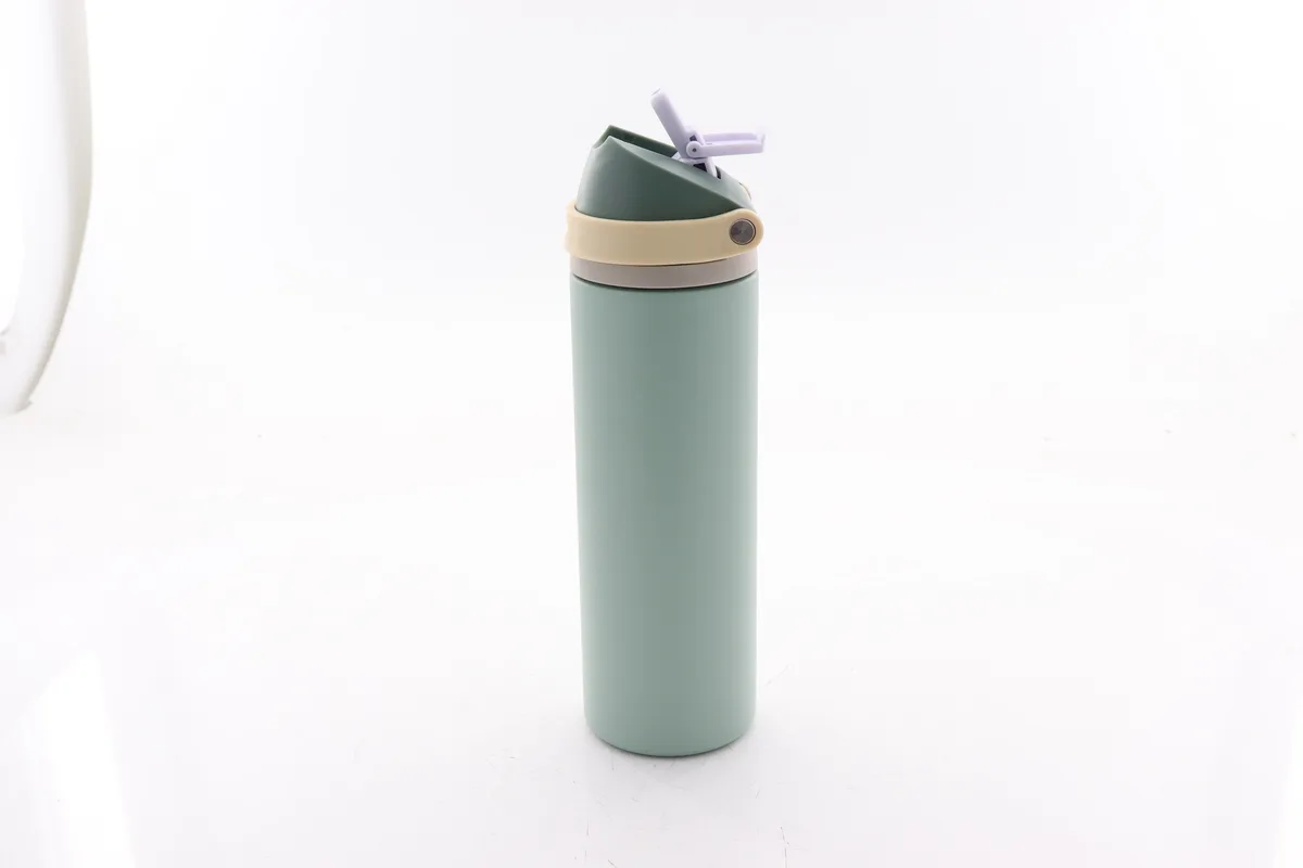 Sports Straw Water Bottle — 316SS Slim - View 6